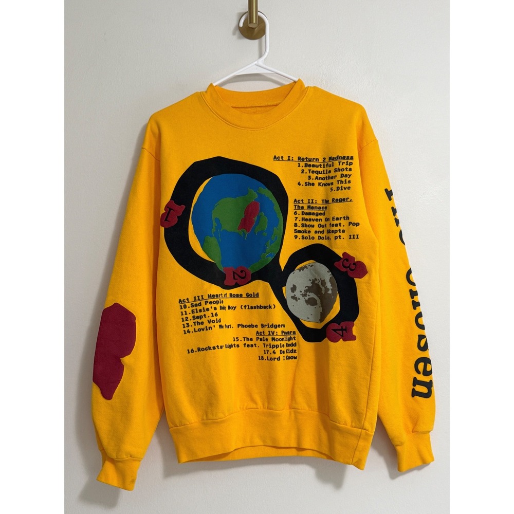 Kid Cudi x Cactus Plant Flea Market For MOTM III Small Sweatshirt Great!